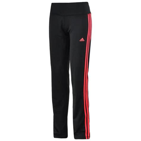 adidas 3 streifen hose damen rot|rote Hosen für Damen .